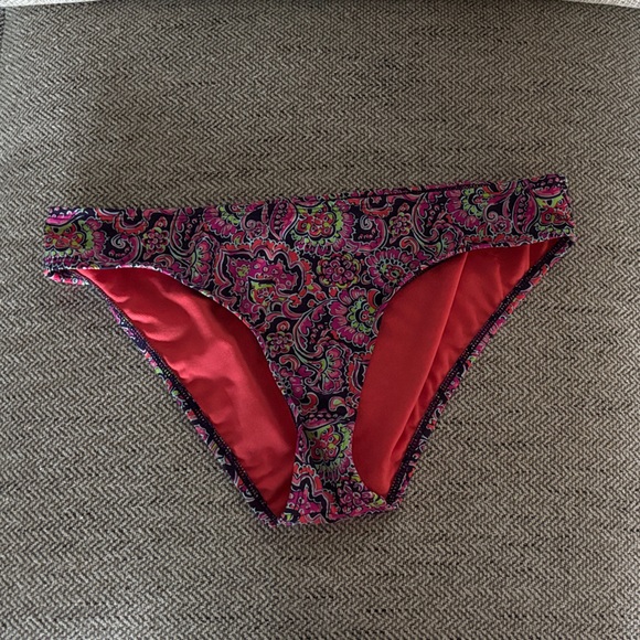 Carve Designs Pink and Green Paisley Swim Bottom - Picture 1 of 3